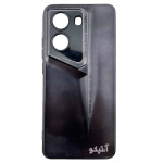 قاب Xiaomi Poco X7 Pro-5G مدل ژله ای Porsche Design متالیک محافظ لنزدار-رنگ مشکی
