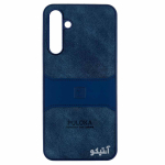 قاب Samsung A16 مدل Puloka طرح چرم و سیلیکون - رنگ سرمه ای