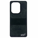 قاب Xoaomi Note13 Pro-4G مدل Puloka طرح چرم و سیلیکون - رنگ مشکی