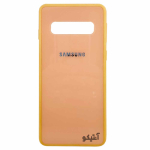قاب Samsung S10 Plus مدل آیینه ای تک رنگ براق - رنگ گلبهی