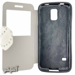 قاب Samsung S5 مدل کلاسوری نگین دار - رنگ سفید - تصویر 2