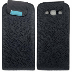 قاب Samsung S3 مدل کلاسوری طرح چرم / رنگ مشکی - کد 41213
