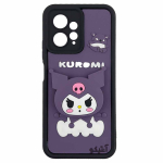 قاب Xiaomi Note12-4G مدل Solid پاپ سوکت دار طرح کرومی - کد 41406