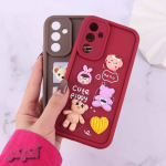 قاب Samsung A51 مدل Solid عروسکی برجسته - رنگ صورتی - تصویر 3