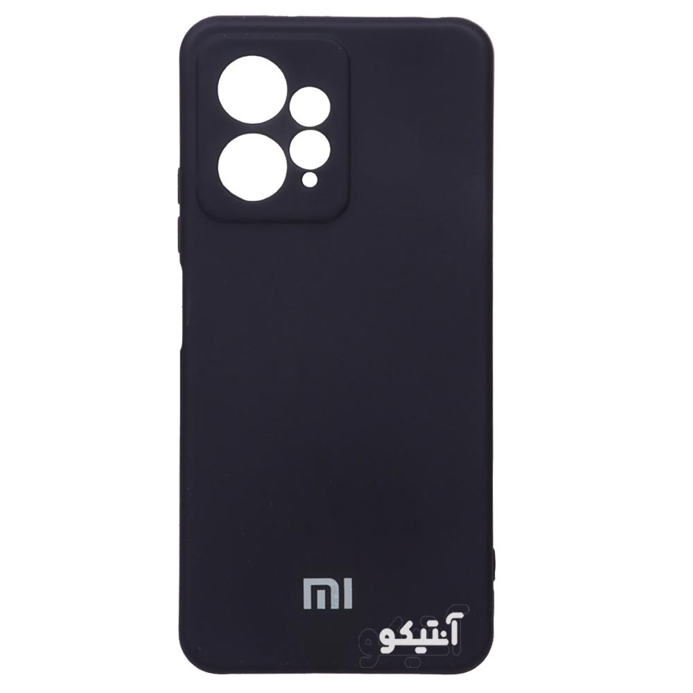 قاب سیلیکونی محافظ لنزدار High copy مناسب برای Xiaomi Note12-4G - رنگ مشکی
