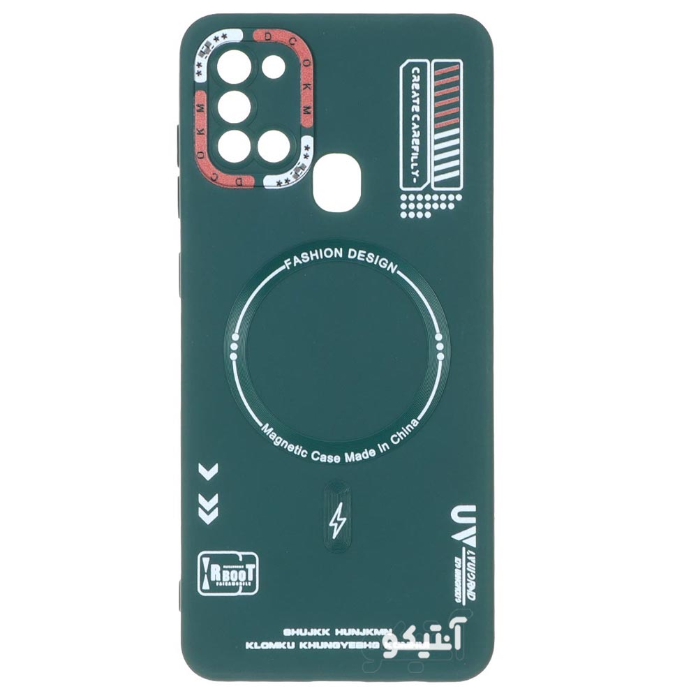 قاب Dcokm ژله ای محافظ لنزدار طرح مگ سیف مناسب برای Samsung A21s