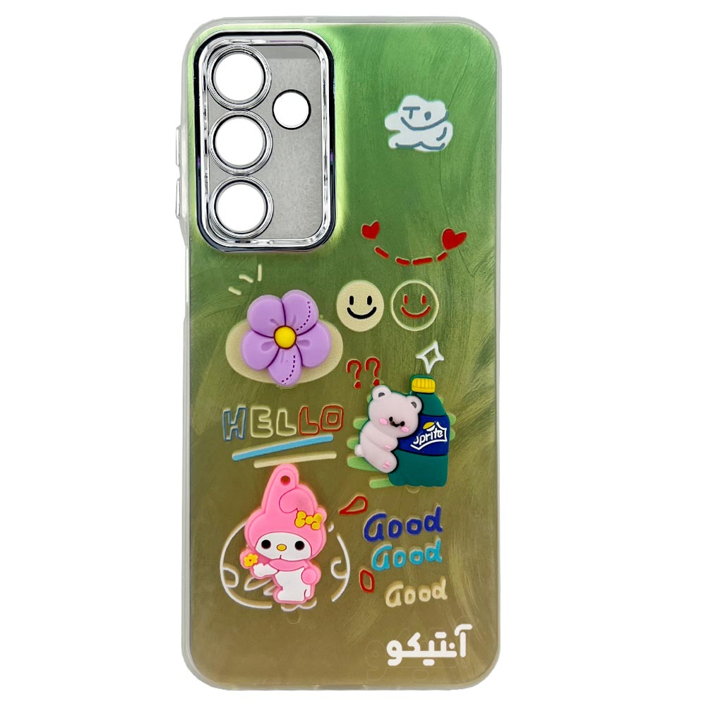 قاب عروسکی براش فانتزی لنز متال مناسب برای Samsung A16